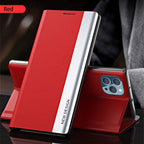 Flip Case For iPhone 14 Pro Max 12 13 Mini Luxury Wallet Stand Elegant Cover Phone Magnetic Leather Protective Cover Luxury Red Shockproof Cover with Stand Flip Case Stevvex
