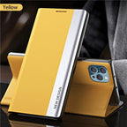 Flip Case For iPhone 14 Pro Max 12 13 Mini Luxury Wallet Stand Elegant Cover Phone Magnetic Leather Protective Cover Luxury Red Shockproof Cover with Stand Flip Case Stevvex