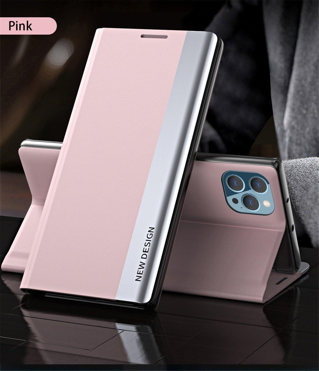 Flip Case For iPhone 14 Pro Max 12 13 Mini Luxury Wallet Stand Elegant Cover Phone Magnetic Leather Protective Cover Luxury Red Shockproof Cover with Stand Flip Case Stevvex
