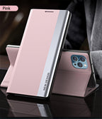 Flip Case For iPhone 14 Pro Max 12 13 Mini Luxury Wallet Stand Elegant Cover Phone Magnetic Leather Protective Cover Luxury Red Shockproof Cover with Stand Flip Case Stevvex