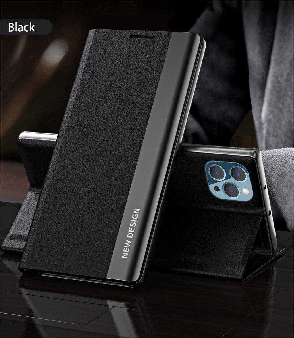 Flip Case For iPhone 14 Pro Max 12 13 Mini Luxury Wallet Stand Elegant Cover Phone Magnetic Leather Protective Cover Luxury Red Shockproof Cover with Stand Flip Case Stevvex