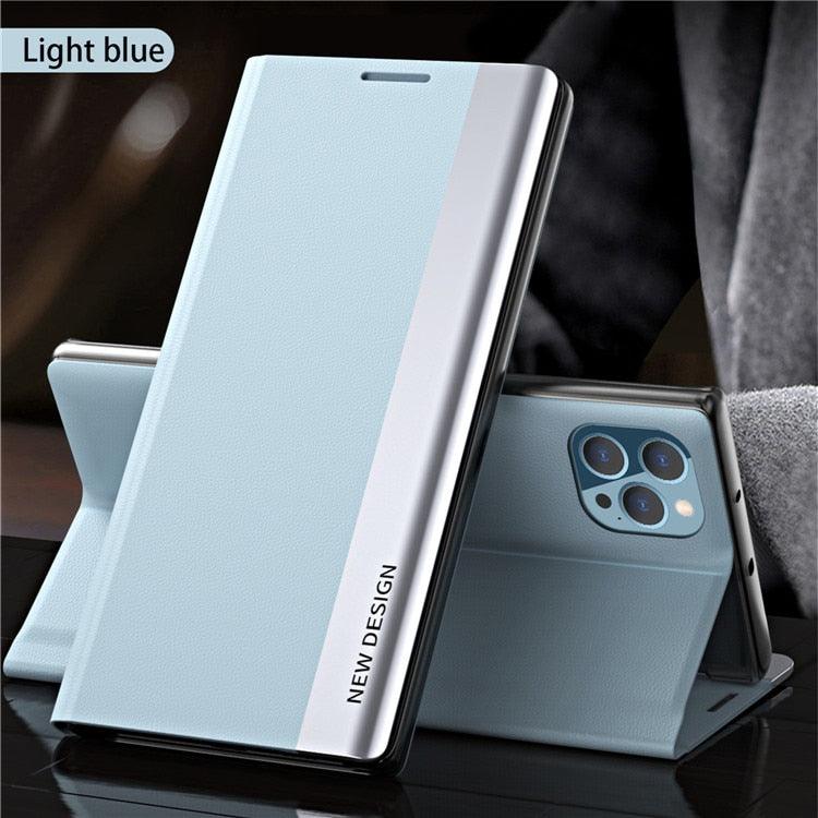 Flip Case For iPhone 14 Pro Max 12 13 Mini Luxury Wallet Stand Elegant Cover Phone Magnetic Leather Protective Cover Luxury Red Shockproof Cover with Stand Flip Case Stevvex
