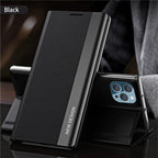 Flip Case For iPhone 14 Pro Max 12 13 Mini Luxury Wallet Stand Elegant Cover Phone Magnetic Leather Protective Cover Luxury Red Shockproof Cover with Stand Flip Case Stevvex