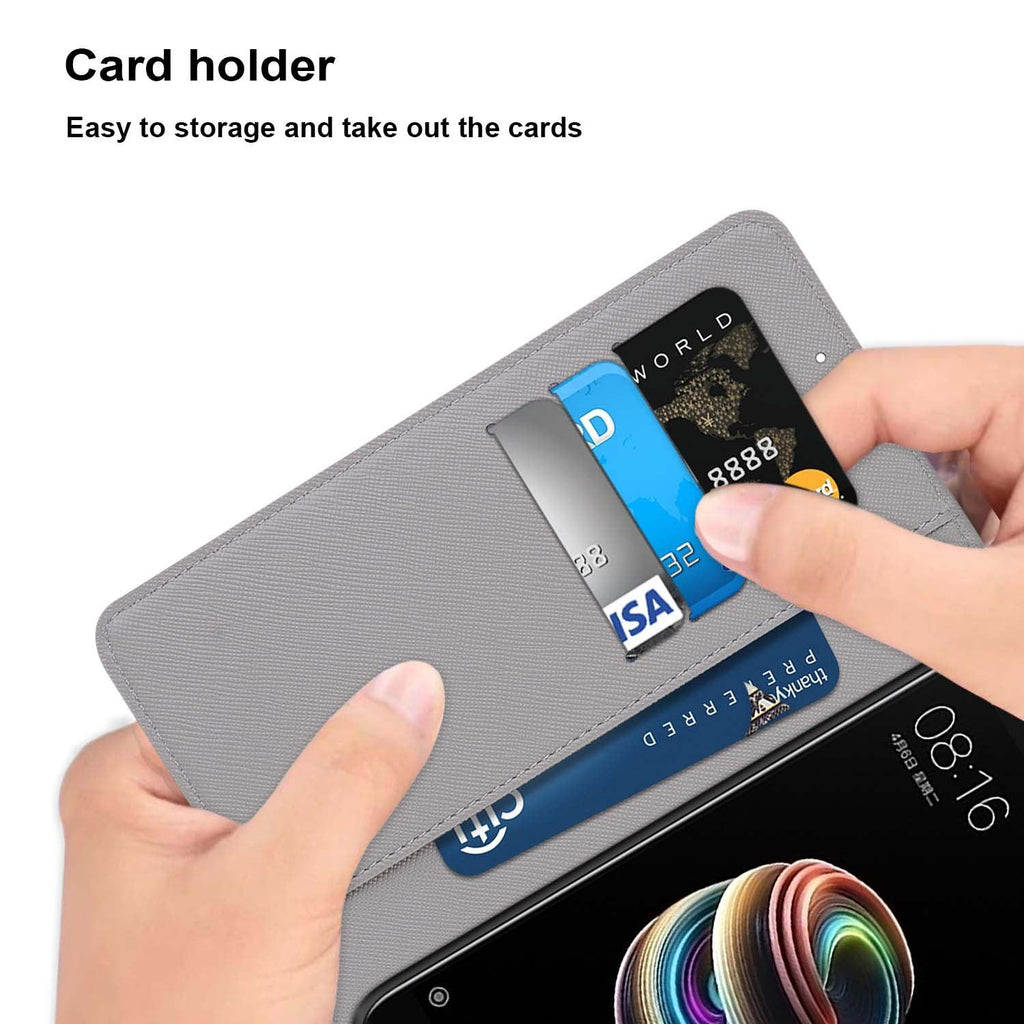 Flip Case For Xiaomi Redmi 9 9A 9C NFC 8 8A Phone Case Leather Silicone Wallet Cover For Redmi Note 8 Pro 9 9S 9 Pro Book Cases  Leather Case Flip Cover PU Wallet Case Kickstand Magnet Closure Card Slot Holder Stevvex