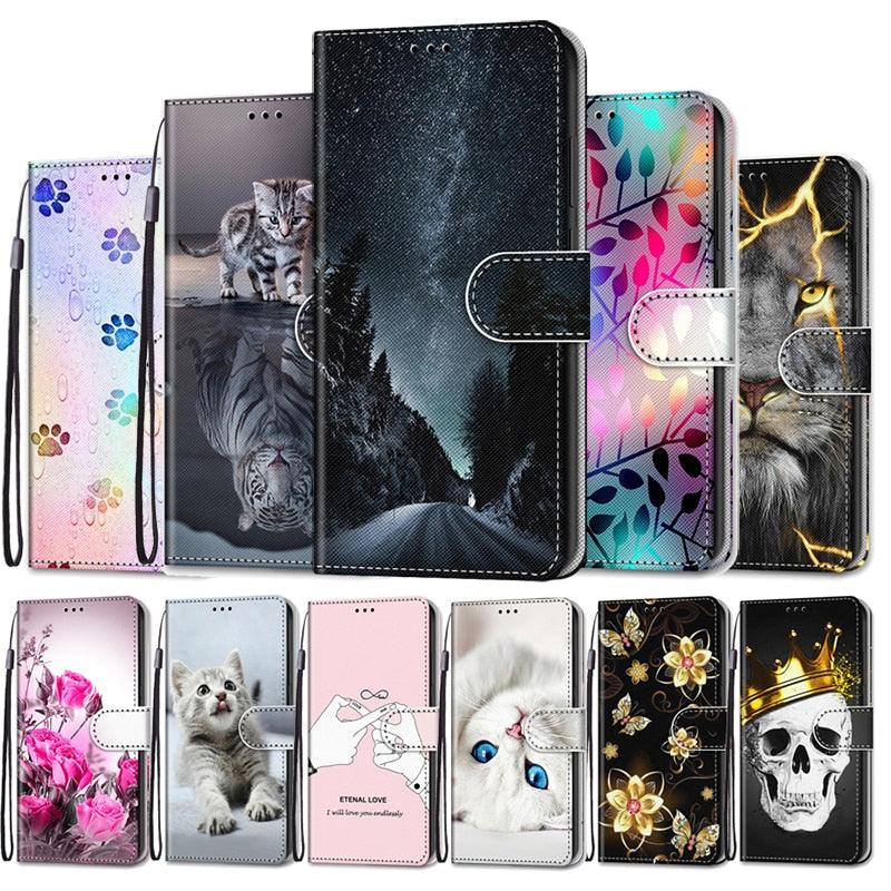 Flip Case For Xiaomi Redmi 9 9A 9C NFC 8 8A Phone Case Leather Silicone Wallet Cover For Redmi Note 8 Pro 9 9S 9 Pro Book Cases  Leather Case Flip Cover PU Wallet Case Kickstand Magnet Closure Card Slot Holder Stevvex
