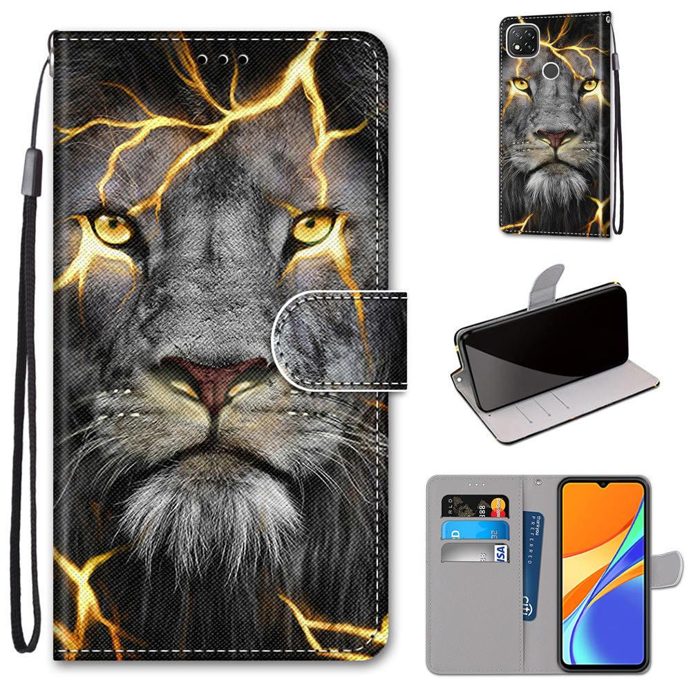 Flip Case For Xiaomi Redmi 9 9A 9C NFC 8 8A Phone Case Leather Silicone Wallet Cover For Redmi Note 8 Pro 9 9S 9 Pro Book Cases  Leather Case Flip Cover PU Wallet Case Kickstand Magnet Closure Card Slot Holder Stevvex