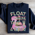 Float Drink Tan Repeat Sweatshirt Peachy Sunday