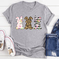 Floral Easter Bunnies Tee - SJB-DIAMOND ELITES