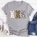 Floral Easter Bunnies Tee - SJB-DIAMOND ELITES
