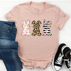Floral Easter Bunnies Tee - SJB-DIAMOND ELITES