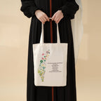 Floral Palestine Tote Bag – Love Forever Blooms (MAC236)