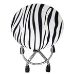 Floral Printed Round Chair Cover Bar Stool Elastic Seat Cover Home Chair Slipcover Anti-dirty Case Removable Chair Protector Stretch Round Bar Stool Covers Washable Stool Cushion Slipcover Elastic Bar Chair Covers Stevvex