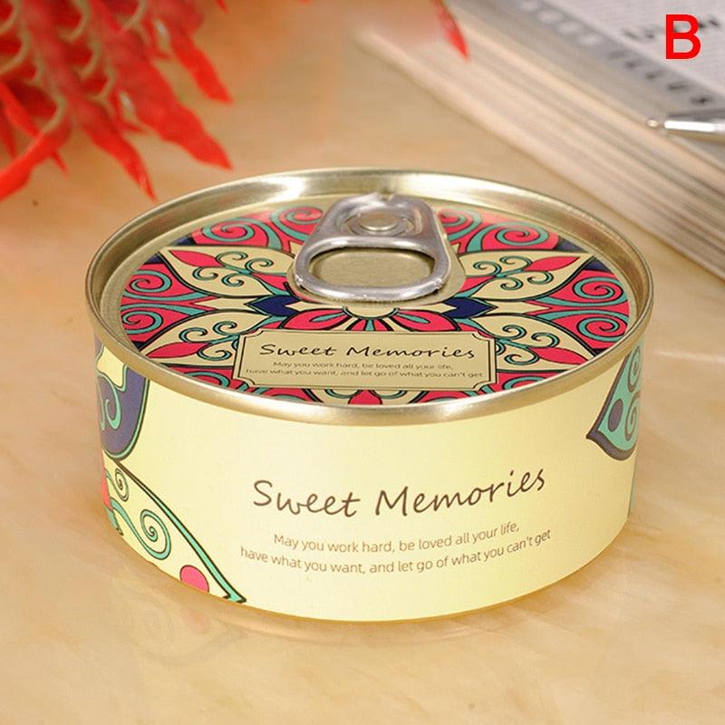 Floral Scented Smokeless Candle Tin Can Perfume Scented Candles for Home Relaxing Stress Relief Aromatherapy  Natural Soy Wax And Fragrance Handmade Scented Candle Natural Soy Wax Home Cristmas Decoration Stevvex