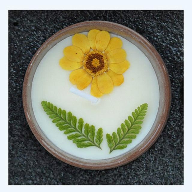 Flower Aromatherapy Candle Soy Wax Home Decorative Scented Candles  Portable Travel Jar Aromatherapy Candles Set Used for Stress Relief in Bath Yoga Sleep Ideal for Thanksgiving Christmas Birthday Wedding Party Home Decoration Aroma Candles Stevvex