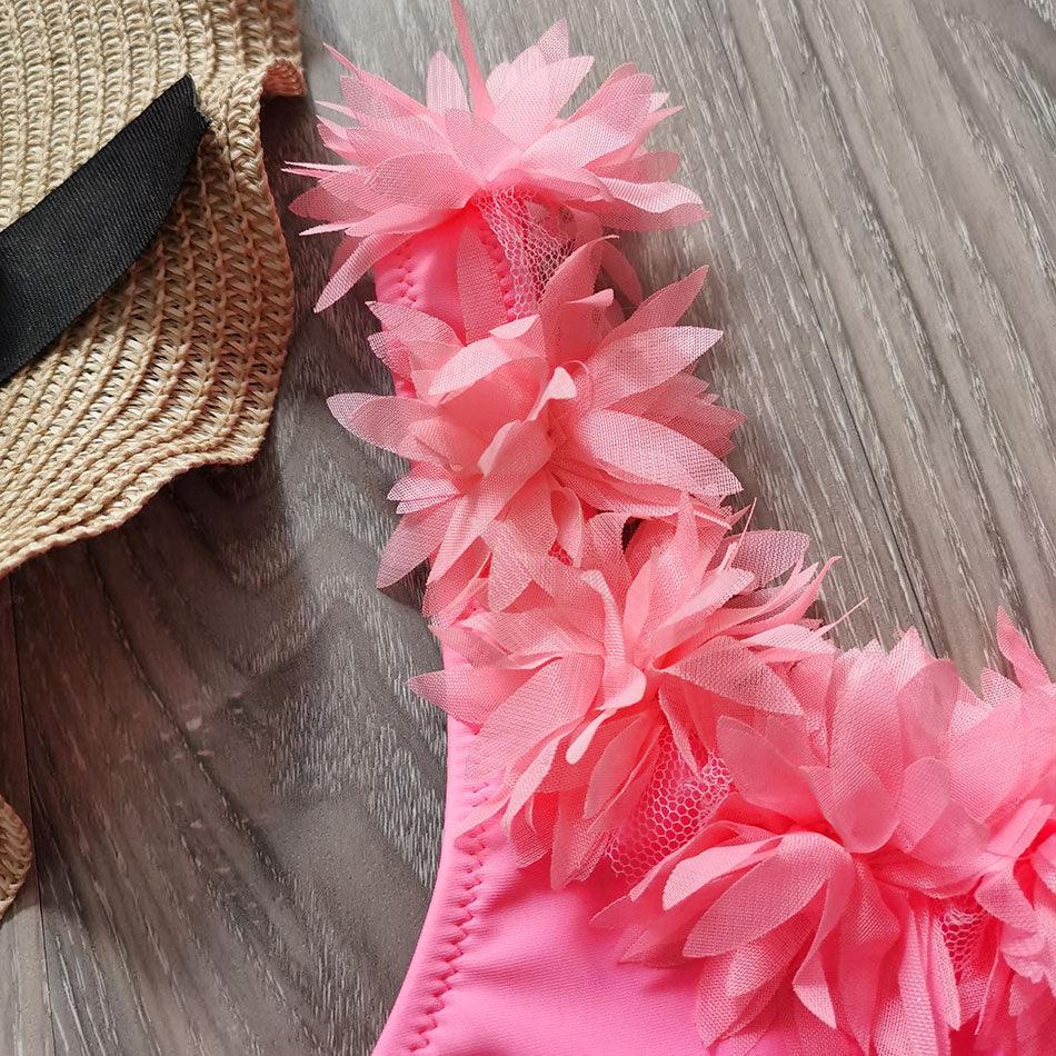 Flower Girl Swimsuit Ruffle Women Swimwear Kids Children Toddler Bikini Bathing Suit Beachwear Sets Kids Two Piece Children's Swimwear Toddler Girl Bikini Little Girls Cute Princess Pink Bathing Suit Summer Beachwear Stevvex