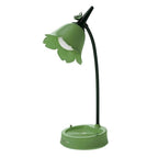 Flower LED Desk Lamp Student Bedroom Night Lamp Lighting Touch Reading Bedside Lamp Eye Protection Night Lights Table Lamp Light Cute Study Lamps for Bedroom Décor Stevvex