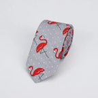 Flower Theme Cotton Slim Men Necktie Casual Business Design Skinny Necktie Floral Print Party Necktie For Men Stevvex