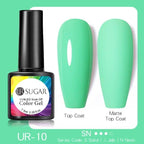 Fluorescent Gel Nail Polish Yellow Green High Quality Colors UV Strong Matte Effect Luxury Design For Girls and Women Stevvex
