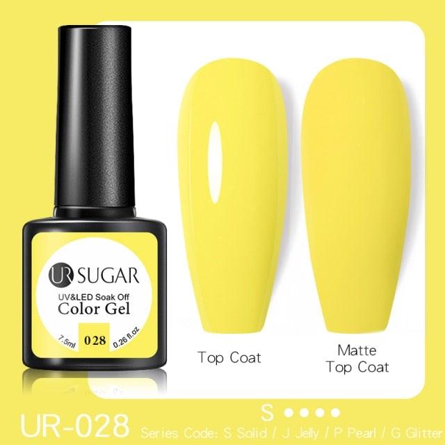 Fluorescent Gel Nail Polish Yellow Green High Quality Colors UV Strong Matte Effect Luxury Design For Girls and Women Stevvex