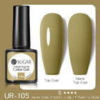 Fluorescent Gel Nail Polish Yellow Green High Quality Colors UV Strong Matte Effect Luxury Design For Girls and Women Stevvex