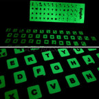 Fluorescent Keyboard Stickers Different Optional Language Luminous Waterproof Keyboard Protective Film Gaming Laptop Keyboard Skin Protector For Gaming Lovers Stevvex