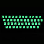 Fluorescent Keyboard Stickers Different Optional Language Luminous Waterproof Keyboard Protective Film Gaming Laptop Keyboard Skin Protector For Gaming Lovers Stevvex