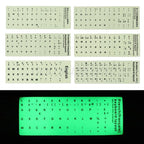 Fluorescent Keyboard Stickers Different Optional Language Luminous Waterproof Keyboard Protective Film Gaming Laptop Keyboard Skin Protector For Gaming Lovers Stevvex