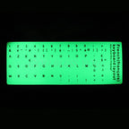 Fluorescent Keyboard Stickers Different Optional Language Luminous Waterproof Keyboard Protective Film Gaming Laptop Keyboard Skin Protector For Gaming Lovers Stevvex