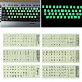 Fluorescent Keyboard Stickers Different Optional Language Luminous Waterproof Keyboard Protective Film Gaming Laptop Keyboard Skin Protector For Gaming Lovers Stevvex