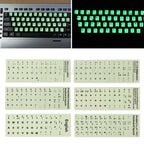 Fluorescent Keyboard Stickers Different Optional Language Luminous Waterproof Keyboard Protective Film Gaming Laptop Keyboard Skin Protector For Gaming Lovers Stevvex