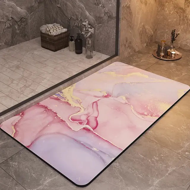 Luxury Coordinating Shower Mats-Polymers Pi-Mart
