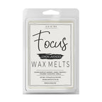 Lemon Lavender Focus Candle No 18 Tired As A Mother Scented Soy Candle White Or Black Label BandsCo Straps