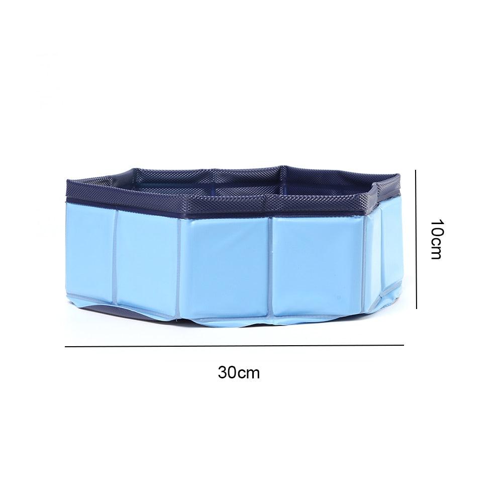 Foldable Dog Swimming Pool Pet Bath Swimming Tub Bathtub Outdoor  Pet Swimming Pool Collapsible Bathing Pool for Dogs Cats Kids PVC Collapsible Pool for Small Dogs Cats Stevvex