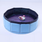 Foldable Dog Swimming Pool Pet Bath Swimming Tub Bathtub Outdoor  Pet Swimming Pool Collapsible Bathing Pool for Dogs Cats Kids PVC Collapsible Pool for Small Dogs Cats Stevvex