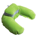 Foldable U-shaped Neck Support Pillow Inflatable Cushion Memory Foam Travel Pillow Neck Super Soft Pillows Air Plane Inflatable Neck Pillow Travel Pillow Ultralight Air Pillow with Comfortable Headrest Neck Support for Car Stevvex