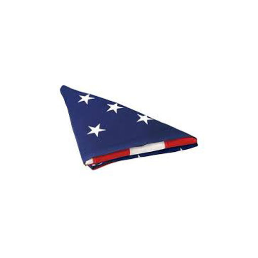 American Memorial Flags Comes Pre Folded to a Triangle - 5' x 9.5' Flag The Military Gift Store