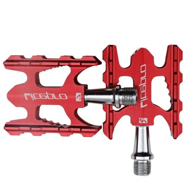 Folding Bike Pedal Sealed Bearing Aluminum Alloy Non-slip Road Bike Universal Bicycle Pedal For Universal Bikes Mountain Bike Pedals Pedals Ultra Light Aluminum Alloy Platform Pedals Sealed Bearing Non-Slip Bicycle Pedal For Road Bike Stevvex