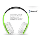 Folding Bluetooth White Blue Wireless Stereo Headphones Headset Mic Support Comfortable Earmuffs Modern Simple Design Stevvex