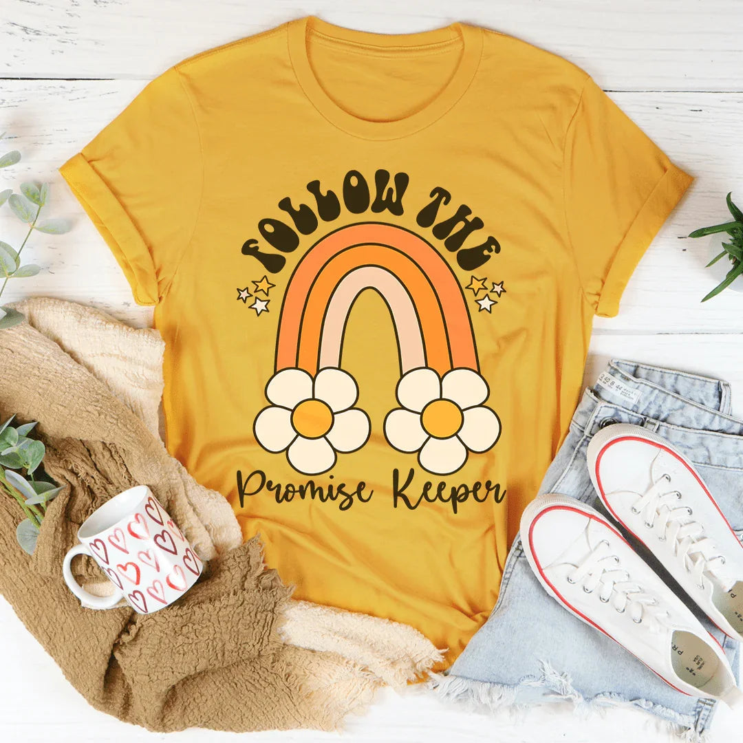 Follow The Promise Keeper Tee Peachy Sunday
