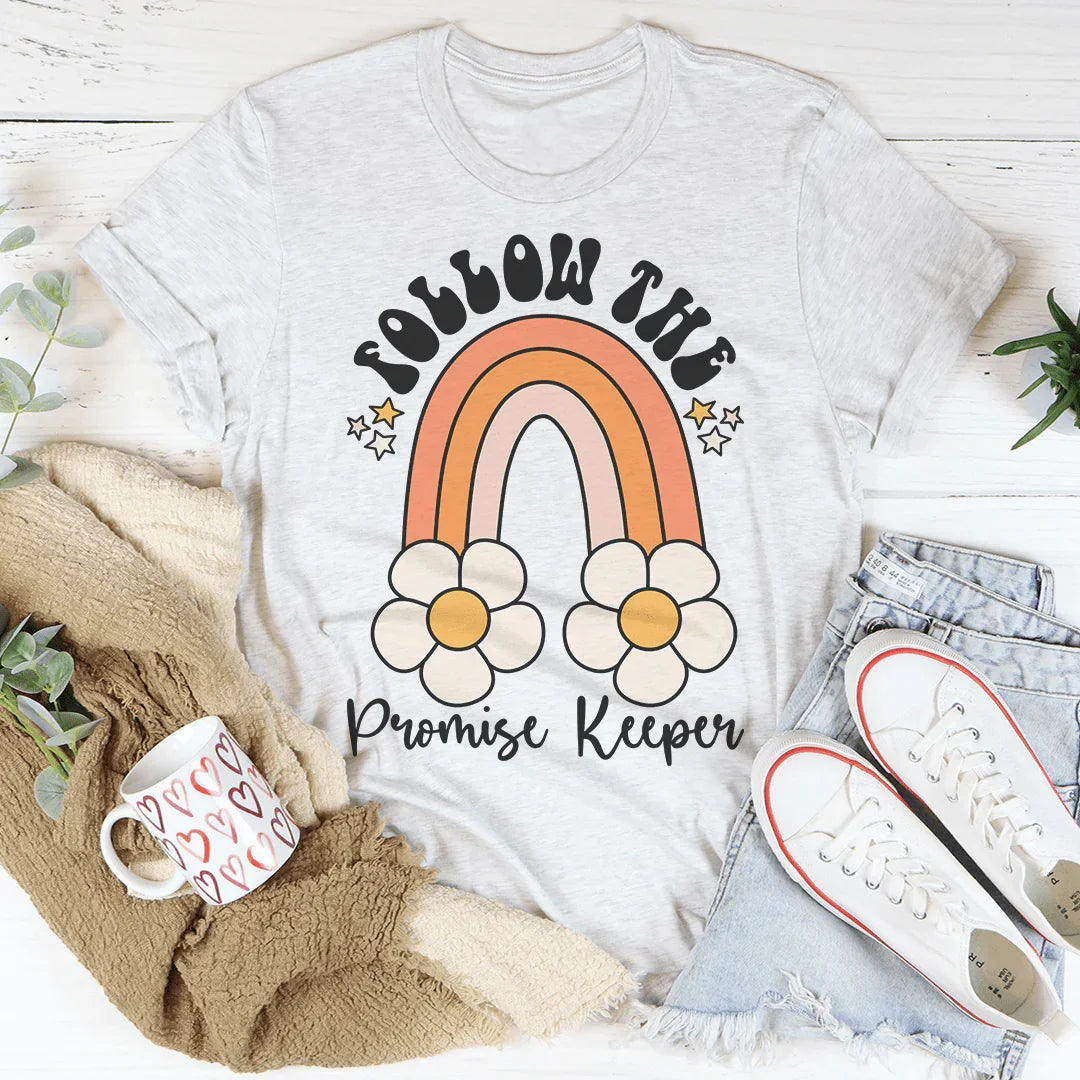 Follow The Promise Keeper Tee Peachy Sunday