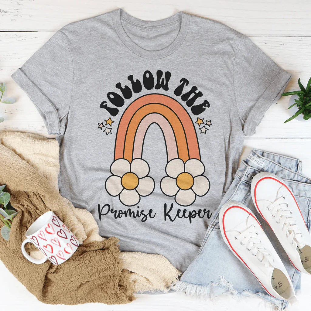Follow The Promise Keeper Tee Peachy Sunday