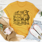 Follow The Word Not The Herd Tee Peachy Sunday