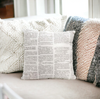 Follow Your Dreams 16in Canvas Pillow Rustic Farmhouse Arrow Throw BandsCo Straps