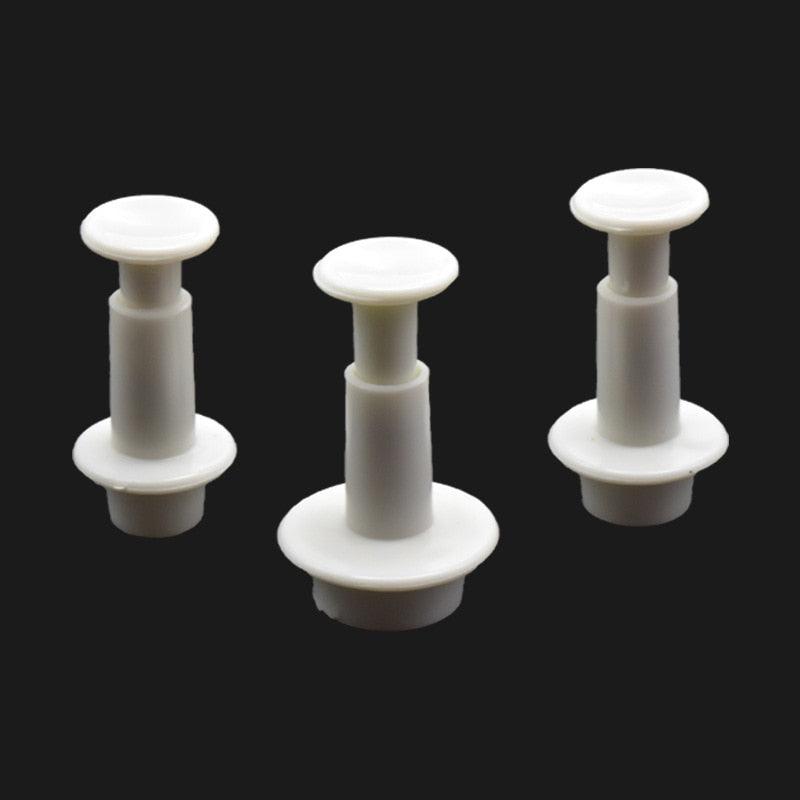Fondant Cake Cookie Cutter Embossed Ejector Stamp Plunger Mold Kitchen Baking Cake Decorating Tools  Heart Shaped Cookie Mold Hand Press Cookie Dessert Cutter Pastry Decoration Tool Mooncake Maker Stevvex