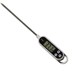 Food BBQ Testing Thermometer Kitchen Cooking Food Digital Probe Meat Thermometer Digital Instant Read Thermometer Cooking Candy Food Thermometer With Long Probe Backlight & Calibration Ultra Fast Electronic Thermometer Cooking Test Gauge Kitchen tools Stevvex