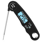 Food Digital Kitchen Thermometer For Meat Water Milk Waterproof Kitchen Cooking Food Thermometer with Probe Backlight & Calibration Best Quick Grill Meat Thermometer For Grilling BBQ Smoker Chefs Cooking Probe Waterproof Electronic Probe Kitchen Tools Stevvex