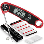Food Digital Kitchen Thermometer For Meat Water Milk Waterproof Kitchen Cooking Food Thermometer with Probe Backlight & Calibration Best Quick Grill Meat Thermometer For Grilling BBQ Smoker Chefs Cooking Probe Waterproof Electronic Probe Kitchen Tools Stevvex