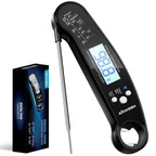 Food Kitchen Digital Meat Thermometer Waterproof Kitchen Food Cooking Thermometer with Backlight LCD Best Super Fast Electric Meat Thermometer Probe for BBQ Grilling Baking  BBQ Waterproof Kitchen Cooking Tools Stevvex