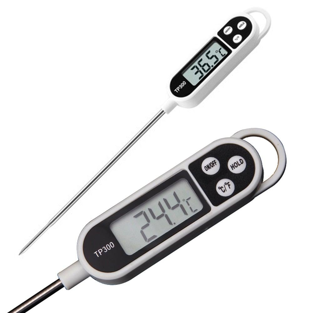 Food Thermometer TP300 Digital Candy Cooking Thermometer Kitchen Cooking Thermometer Instant Read for BBQ Grill Oil Milk Bath Water Deep Fry Candle Temperature Digital Kitchen Thermometer For Meat Cooking Food Probe BBQ Electronic Oven Kitchen Tools Stevvex