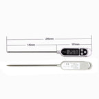 Food Thermometer TP300 Digital Candy Cooking Thermometer Kitchen Cooking Thermometer Instant Read for BBQ Grill Oil Milk Bath Water Deep Fry Candle Temperature Digital Kitchen Thermometer For Meat Cooking Food Probe BBQ Electronic Oven Kitchen Tools Stevvex